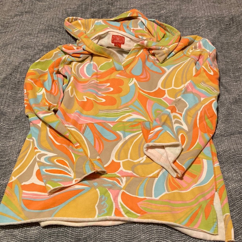 Lucky Brand 100% Cotton Groovy long Sweatshirt